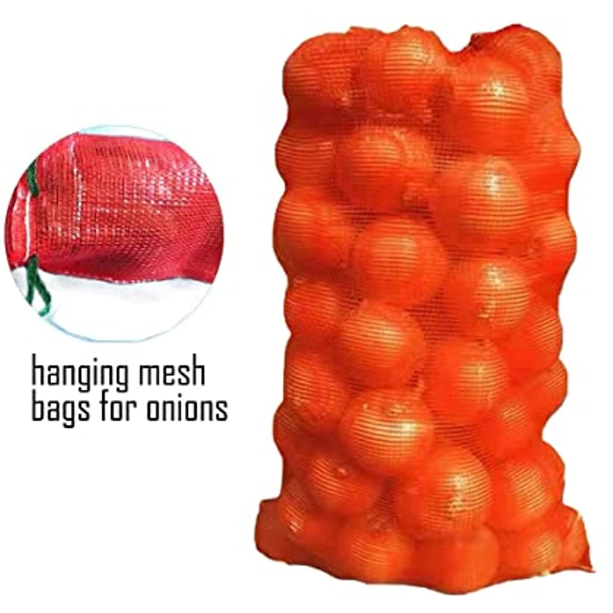 HighQuality 21" × 32" Onion Sacks Wholesale 50lb Mesh Onion Bags for